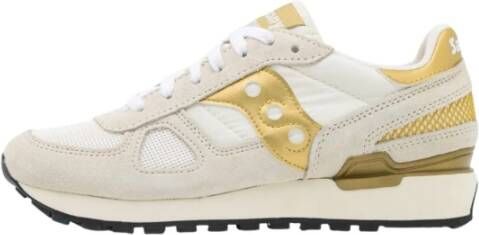 Saucony Stabiliserende Suède Sneakers voor Dames White Dames