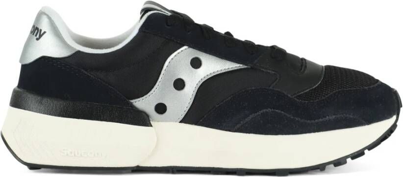 Saucony Leren en stoffen sneakers Jazz NXT Black Dames