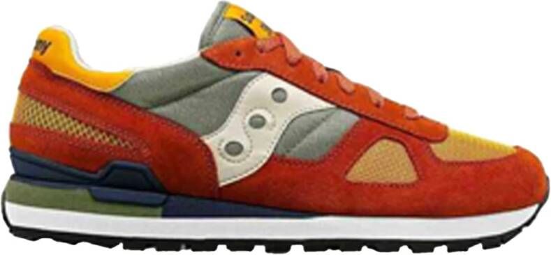 Saucony Lichtgewicht Shadow Sneakers voor Mannen Multicolor Heren