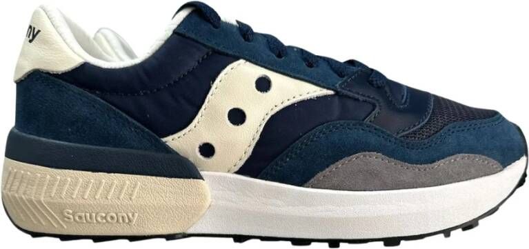 Saucony Navy-Cream Jazz NXT Sneaker Blue Heren