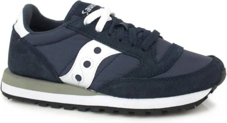 Saucony Navy Wit Jazz Original Sneakers Blue Dames