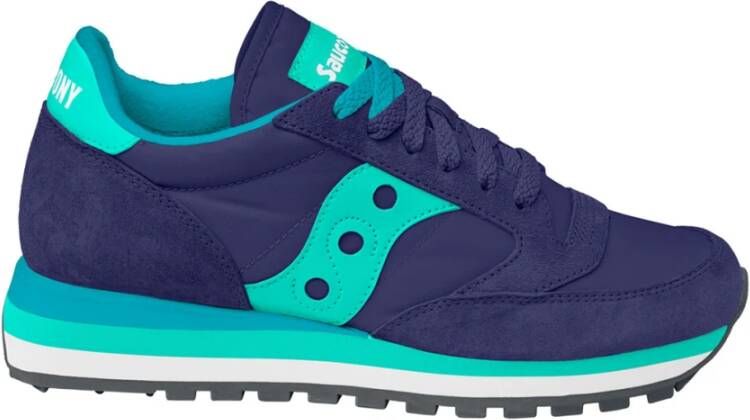 Saucony Navy Aquamar Jazz Triple Sneakers Blue Dames