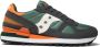 Saucony Originele Shadow Groen Oranje Heren Sneakers Green Heren - Thumbnail 1