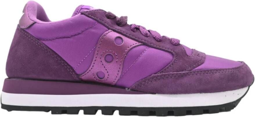 Saucony Paarse Jazz Original Sneakers Purple Heren