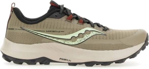 Saucony Powertrac Prestaties Sneaker Beige Heren