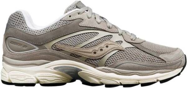 Saucony ProGrid Omni 9 grey Grijs Mesh Lage sneakers Unisex