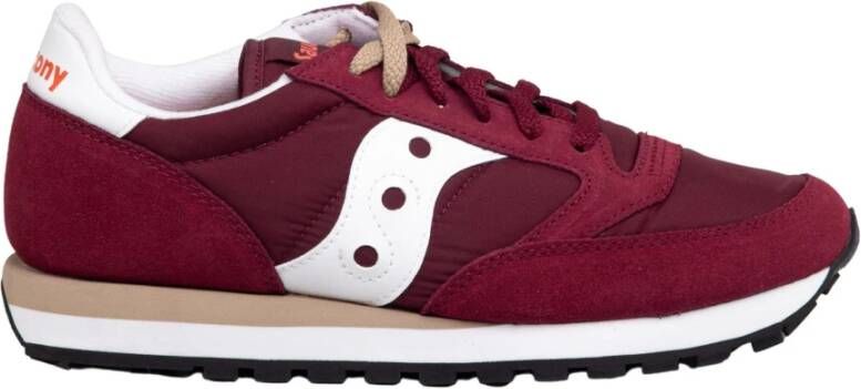 Saucony Retro Jazz Sneakers Red Heren