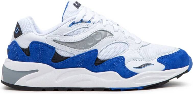 Saucony Grid Shadow 2 OG White Blue Klassiek Model Herzien White Heren