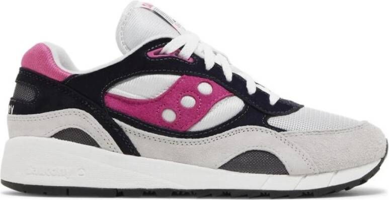 Saucony Roze Mesh Sneakers Shadow 6000 Multicolor Heren