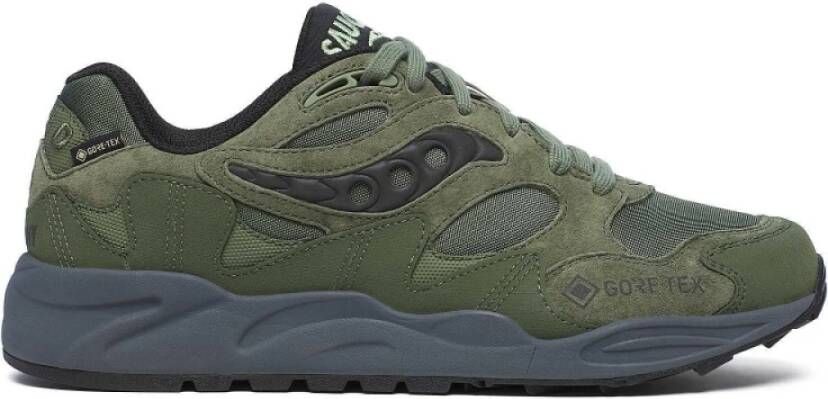 Saucony Shadow 2 GTX Waterdichte hardloopschoenen Green Heren