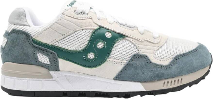 Saucony Shadow 5000 Wit Grijs Groen Sneakers Multicolor Heren