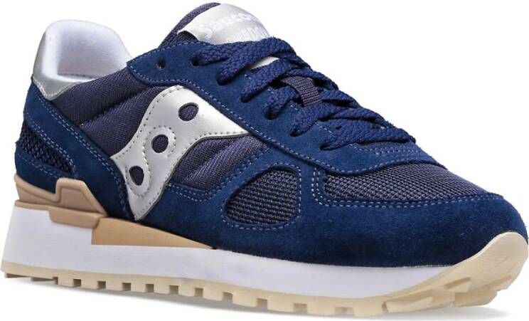 Saucony Platform Sneakers met Stoffen en Suède Bovenwerk Multicolor