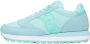 Saucony Dames Leren en Stoffen Sneakers Blauw Dames - Thumbnail 1