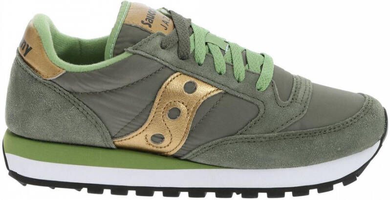 Saucony women's shoes suede trainers sneakers Jazz o Groen Dames