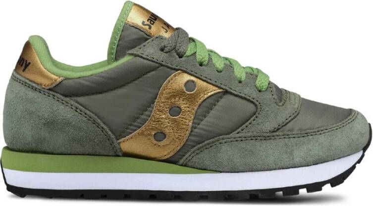 Saucony women's shoes suede trainers sneakers Jazz o Groen Dames