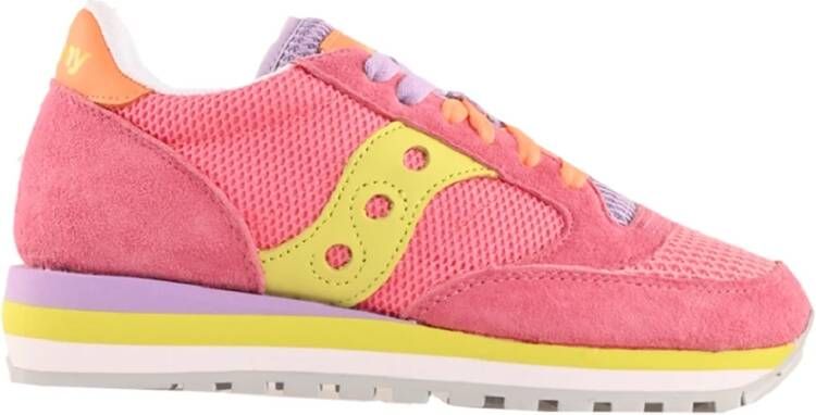 Saucony Stijlvolle Sneakers voor Dames Verbeter je Modestijl! Roze Dames