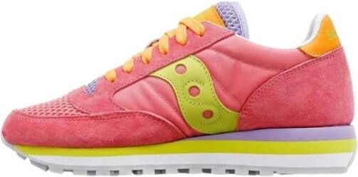 Saucony Stijlvolle Sneakers voor Dames Verbeter je Modestijl! Roze Dames