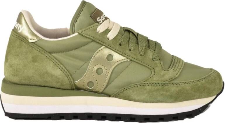 Saucony Stijlvolle Sneakers met Rubberen Zool Green Dames