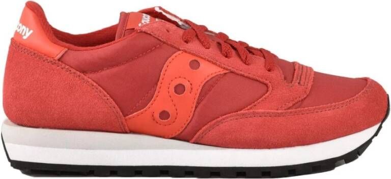 Saucony Stijlvolle Sneakers met Rubberen Zool Red Heren