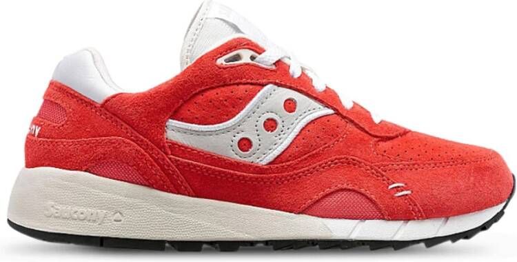 Saucony Rode Shadow-6000 Sneakers Unisex Stijlvol Schoeisel Rood Heren