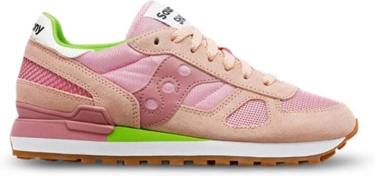 Saucony Dames Shadow Sneakers Stijlvol en Comfortabel Pink Dames