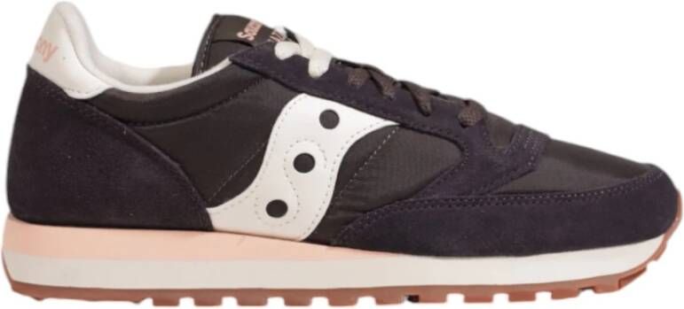 Saucony Bruine Jazz Origin Sneakers Lichtgewicht Stijl Brown Dames