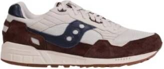 Saucony Suede Shadow Sneakers Herfst Winter Collectie Brown Heren