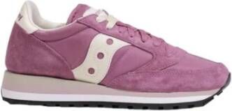 Saucony Suede Leren Sneakers Dames Collectie Pink Dames