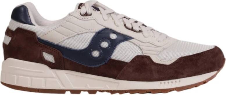 Saucony Suede Shadow Sneakers Herfst Winter Collectie Brown Heren