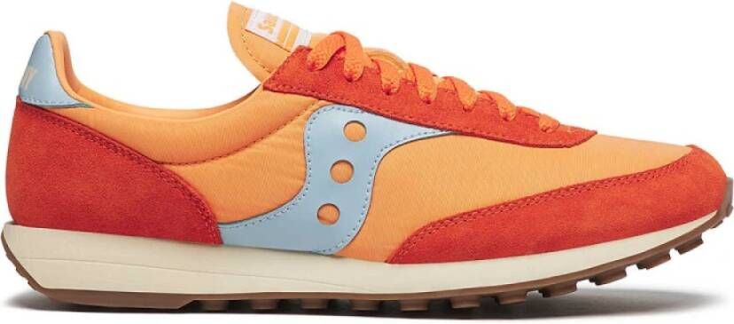 Saucony Trainer 80 Sneakers Textiel Oranje