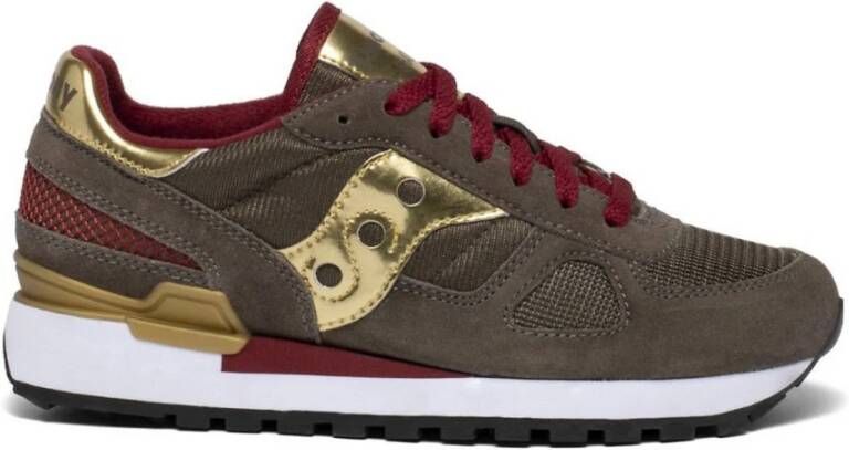 Saucony Trendy Dames Shadow Original Sneakers Brown Dames