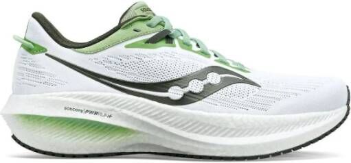 Saucony Triumph 21 White Umbra Hardloopschoenen Wit Heren