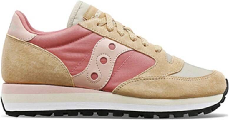 Saucony Verhoogde Jazz Triple Sneakers Beige Dames