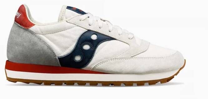 Saucony Vintage Jazz Blauw Rood Stof Multicolor Heren