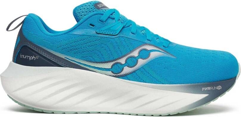 Saucony Viziblue Dusk Triumph 22 Hardloopschoenen Blue Dames