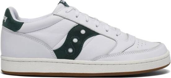 Saucony Wit-Groene Jazz Court Sneakers White Unisex