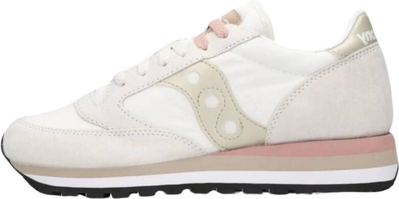 Saucony Witte Lage Top Jazz Triple Sneakers Multicolor Dames