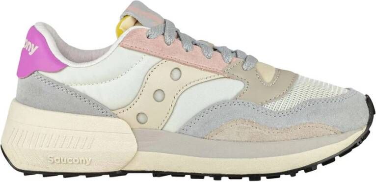 Saucony Witte Grijze Roze Jazz NXT Sneakers Multicolor Dames