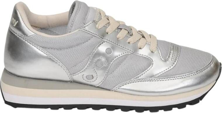 Saucony Zilveren Sneakers voor Heren Grijs Dames