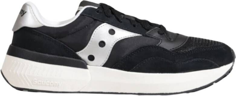 Saucony Zwarte Rubberen Zool Sneakers Vrouwen Black Dames