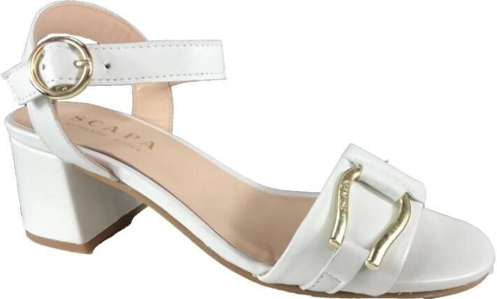 Scapa Elegante High Heel Sandalen Beige Dames