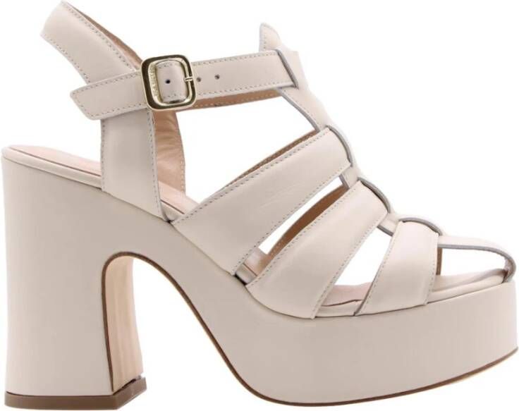 Scapa High Heel Sandals Beige Dames