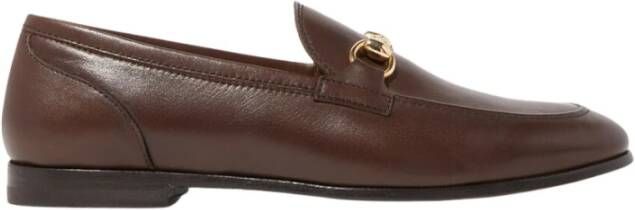 Scarosso Alessandra Loafers met Horsebit-detail Brown Dames