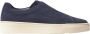 Scarosso Blauwe Suède Slip-On Sneakers Blue Heren - Thumbnail 1