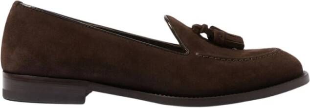 Scarosso Sienna Suède Tassel Loafers Brown Dames