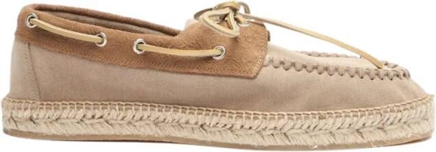 Scarosso Chique Espadrille Bootschoenen Beige Heren