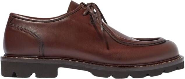 Scarosso Damiano Burgundy Veterschoen Brown Heren