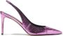 Scarosso Fuchsia Elaphe Slingback Pumps Pink Dames - Thumbnail 5