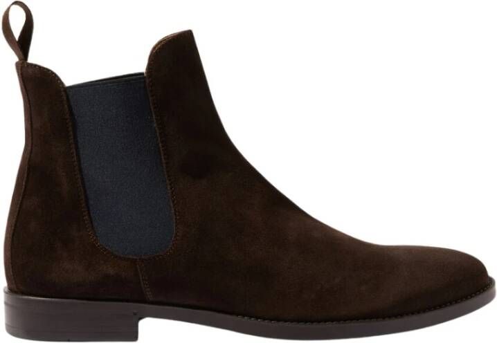 Scarosso Blauwe Chelsea Boots handgemaakt in Italië Blue Heren