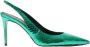 Scarosso Groene Elaphe Slingback Pumps Groen Dames - Thumbnail 1